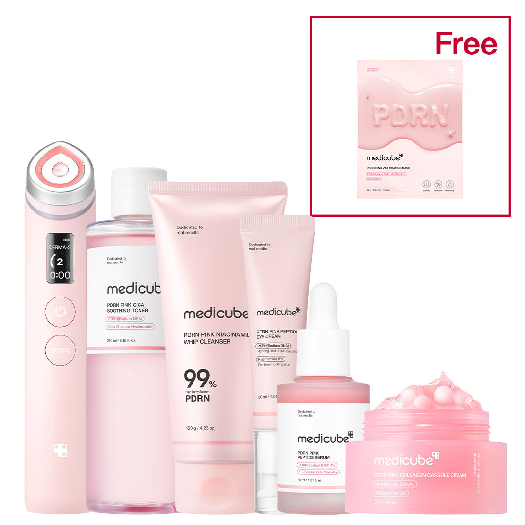 10_2a92210a-0bb3-48ee-904f-c2dbe5be5cf8 PDRN Pink Glow Home Aesthetic Full Set - Image 1