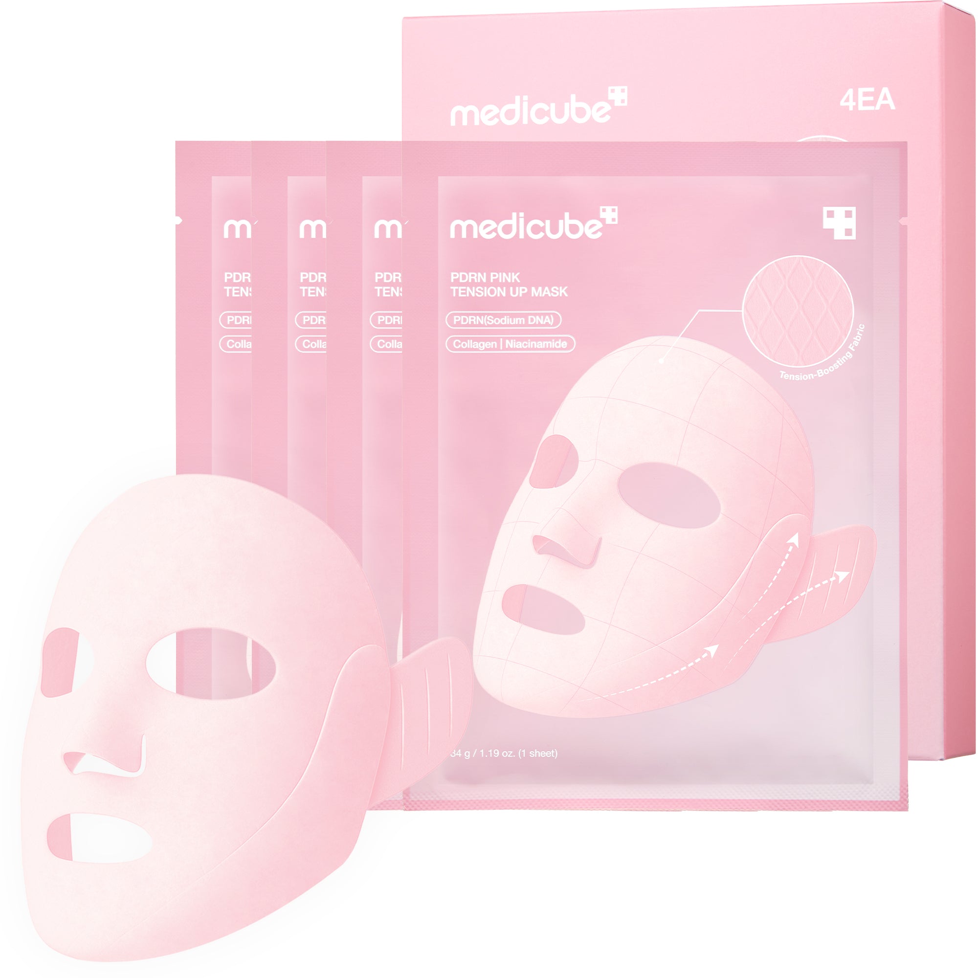 PDRN_00_9ee705bd-e892-4a47-83f4-0d581b412b00 PDRN Pink Tension Up Mask - Image 1